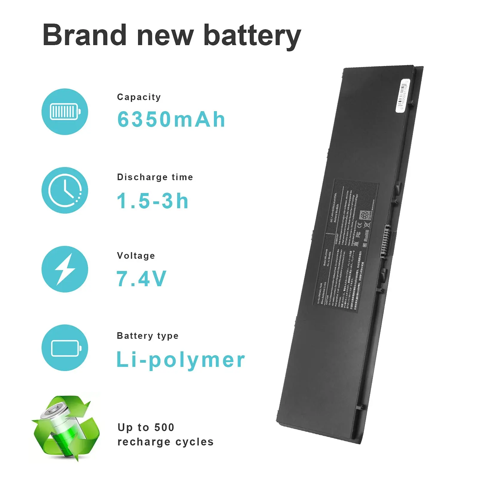 Damaite E7440 E7450 Laptop Battery for Dell Latitude 14 7000 E7440 E7450 E7420 PFXCR 34GKR 451-BBFT 451-BBOG 451-BBFV