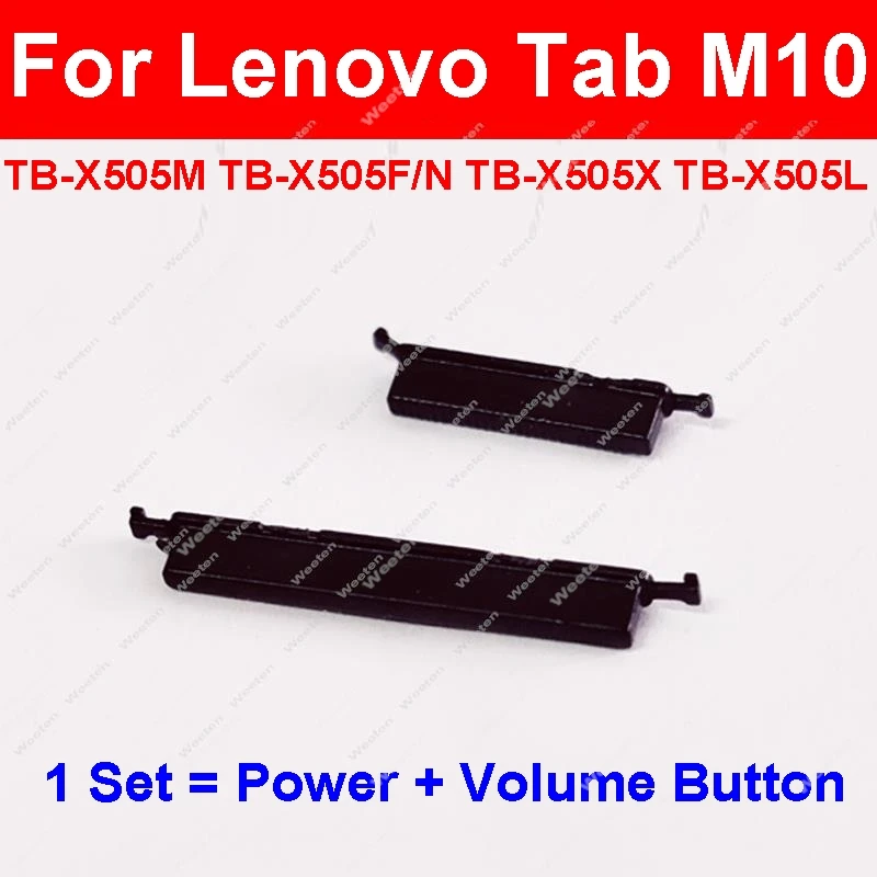 Volume Power Button  For Lenovo Tab M10 TB-X505M TB-X505F/N TB-X505X TB-X505L Tablet Power Volume On OFF Side Keypad