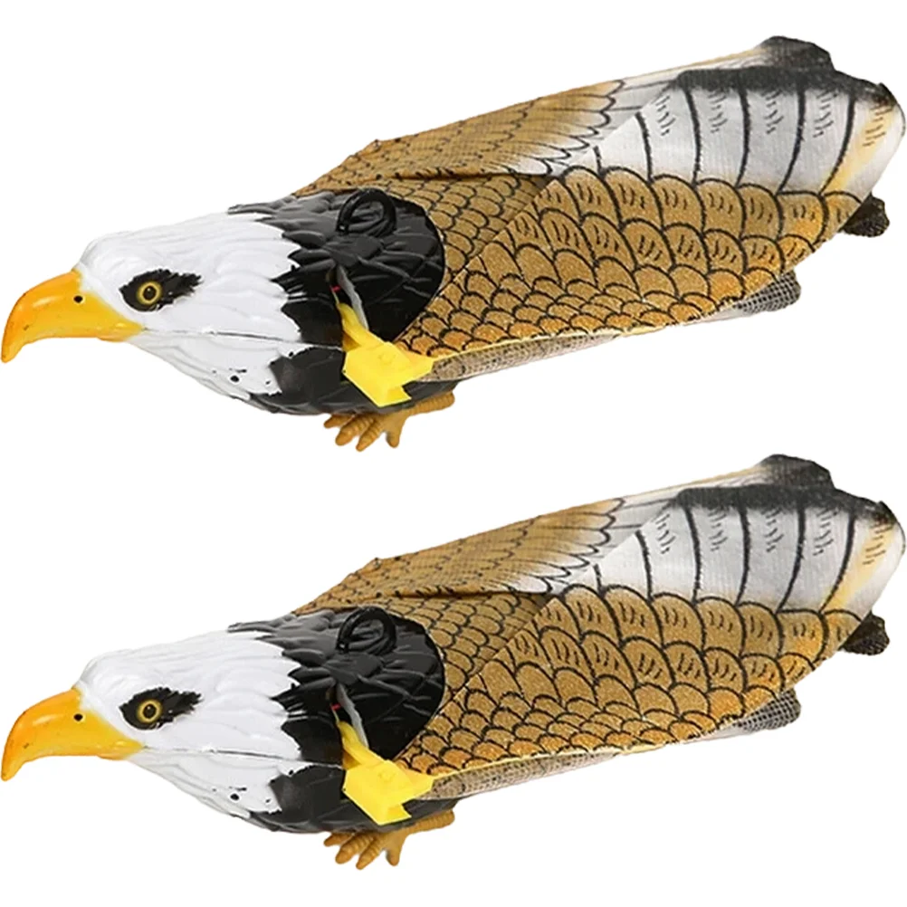 Brinquedo de pássaro de plástico portátil para crianças, controle remoto interessante, elétrico, plástico, brinquedo, engraçado, brinquedos infantis, Eagle Supply, 2 pcs