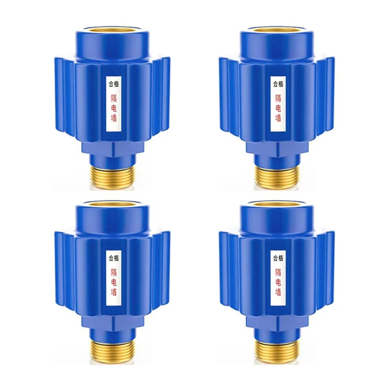 4Pcs [Thickened Copper Teeth] Electric Water Heater Anti-Electric Wall Household Water Heater Fittings