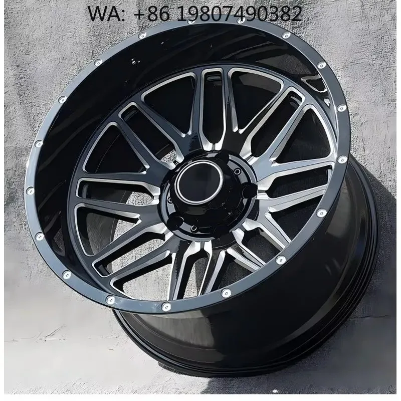 WMWMNU for 20 Inch Aluminum Alloy Wheels 5x150mm ET-44 Black Mesh Design Car Rims Precision Made Popular Style