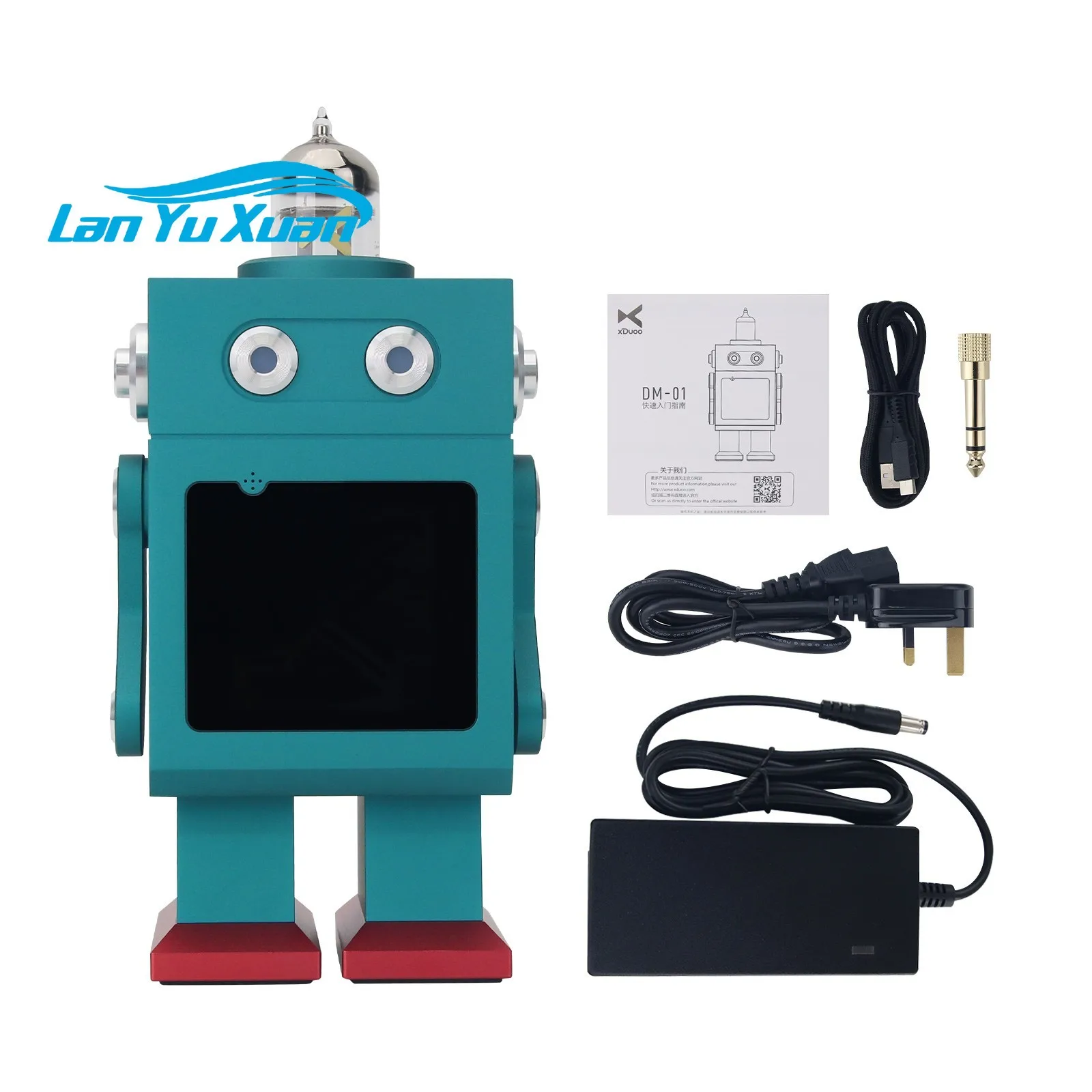 

DM-01 Robot-shaped Cyber Audio Decoder Bluetooth5.4 HiFi Mini Headphone Amplifier Compatible with Windows/Linux