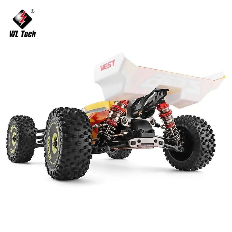 WLtoys WL 144010 V8 1:14 4WD  75Km/H Remote Control Drift RC Racing Car High Speed Brushless Motor Off-Road Vehicle Kids Toys F1