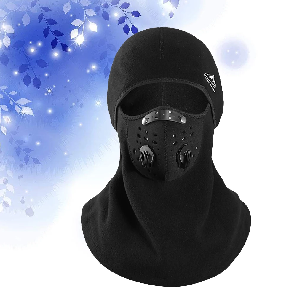 

Windproof Mask Head Cover Ski for Men Black Cap Motorcycle Face Cycling Winter Hat