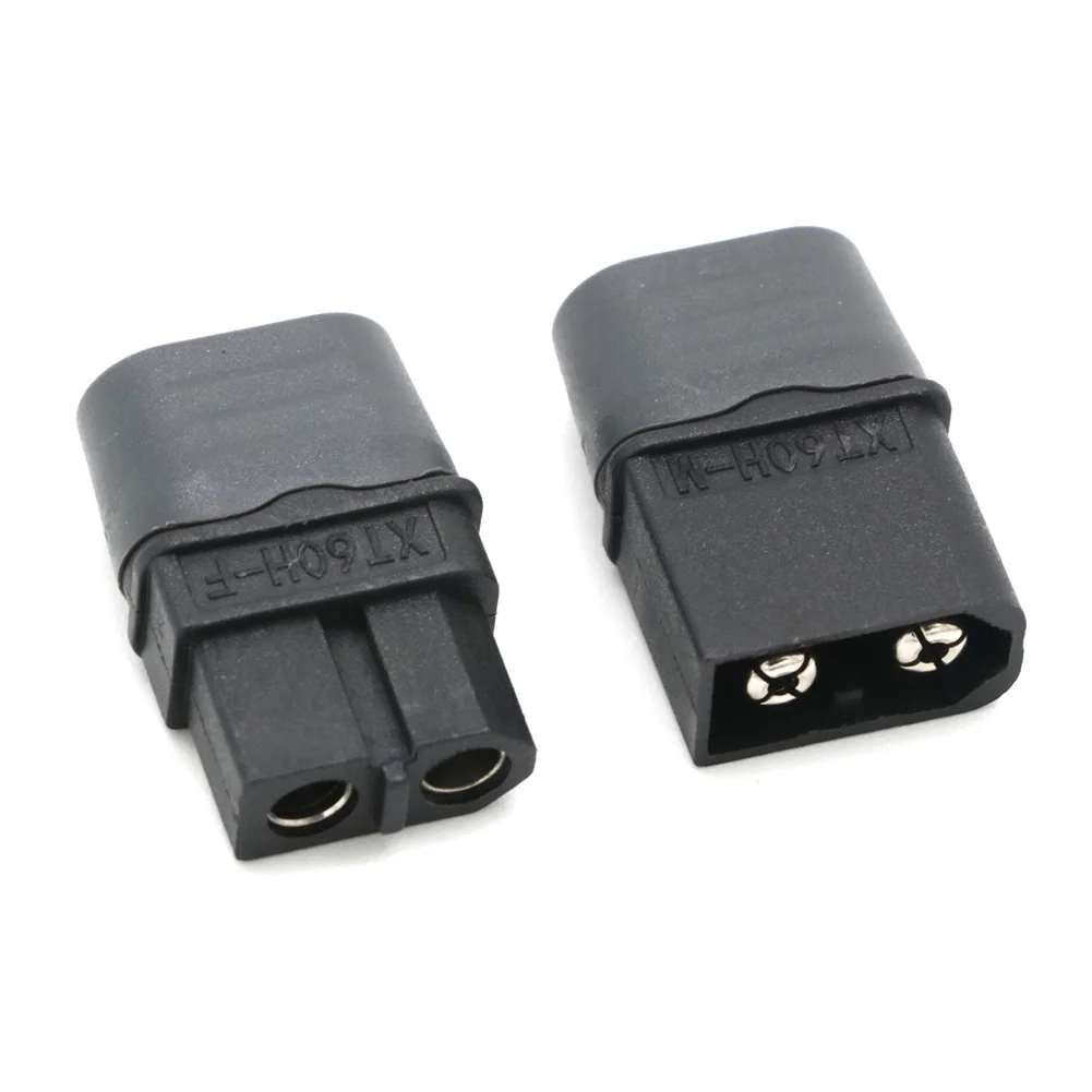 10 x Amass XT60+ XT60H Steckverbinder mit Schutzhülle, 5 Stecker, 5 Buchsen (5 Paare) für RC-Lipo-Akku, RC-Drohne, Auto, Boot – Detail 6
