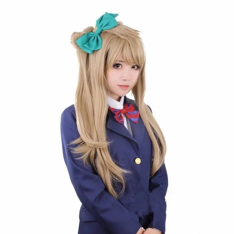 Minami Kotori Peluca de Anime para fiesta de disfraces, 80cm