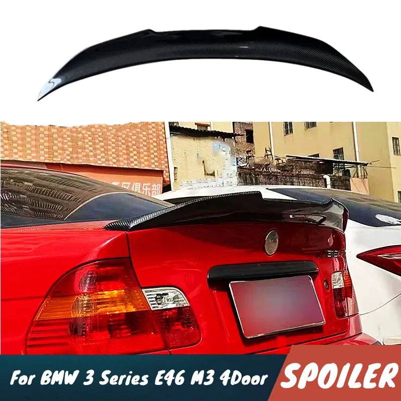 

Для BMW 3 серии E46 M3 4 двери 1998-2004 гг., задняя крышка багажника, спойлер, крылья, карбоновое волокно/FRP Materia, комплект кузова, внешняя настройка, доступ