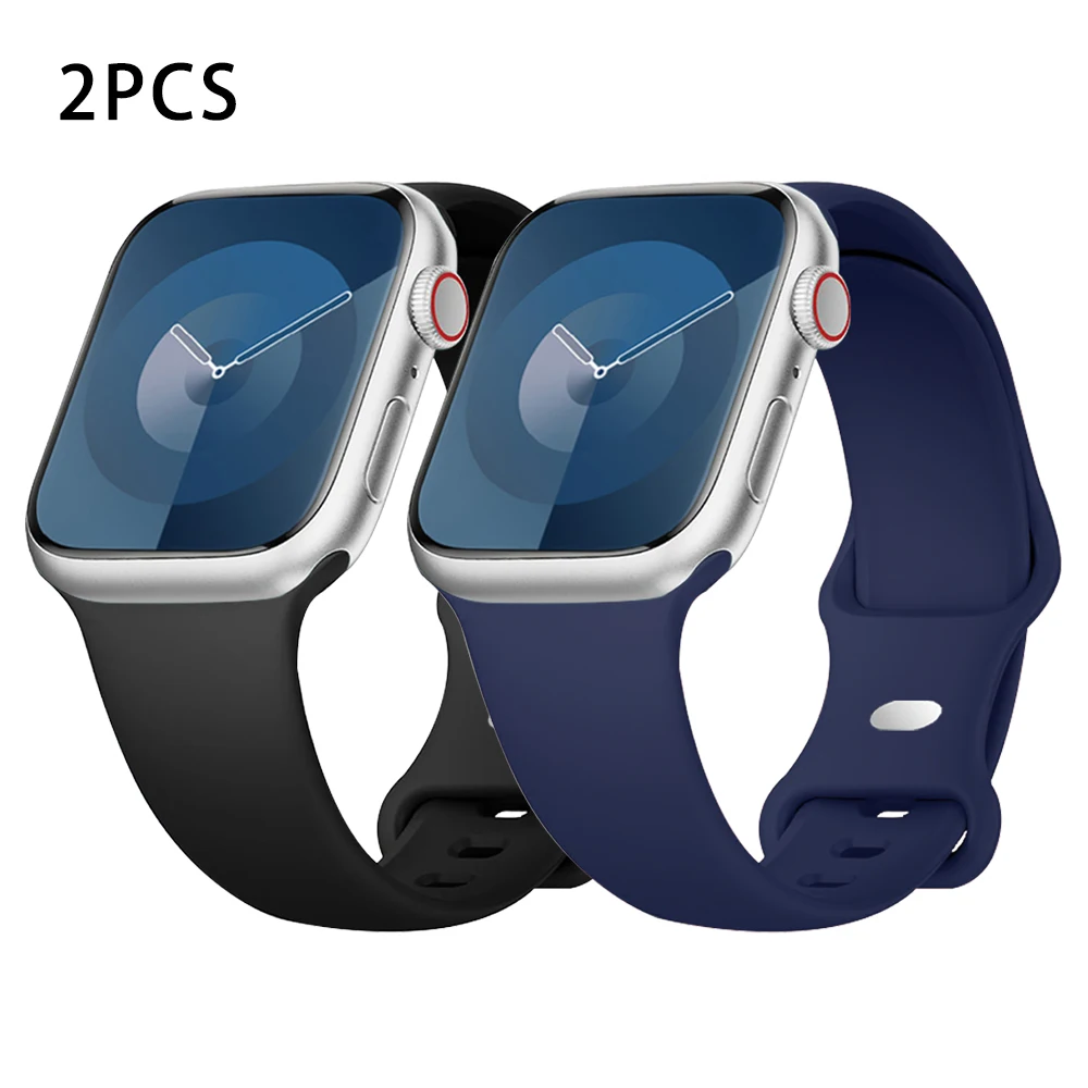 2PCS Black-navy blue