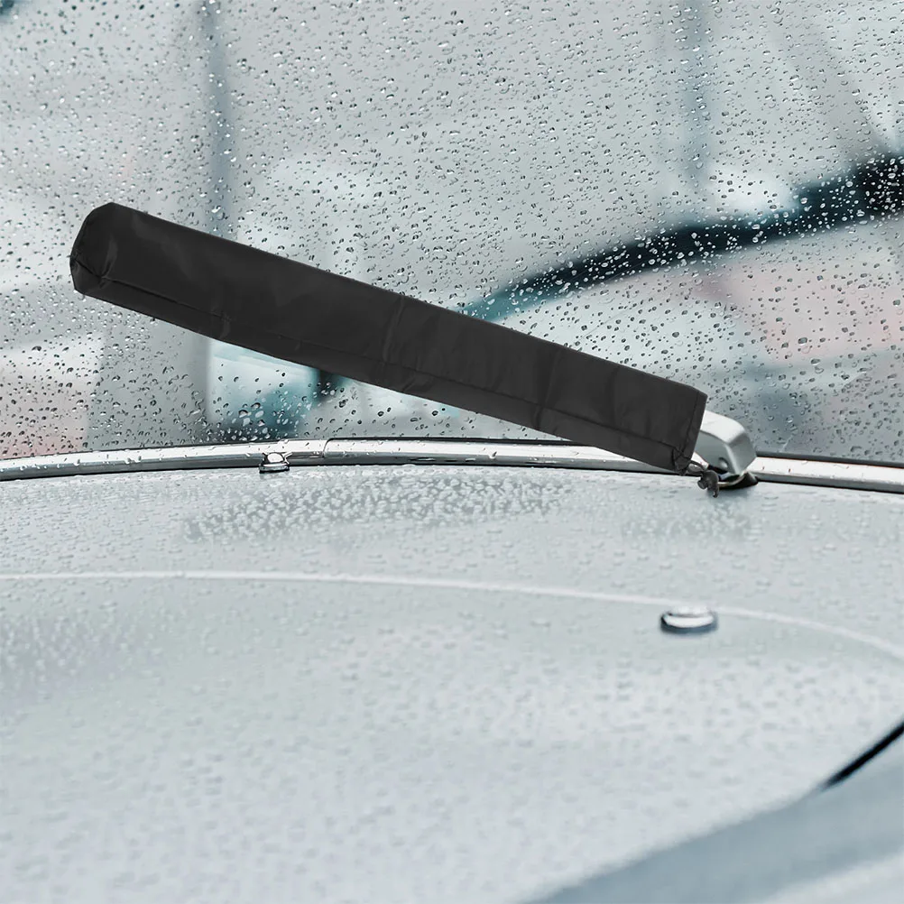 

2 Pairs Wiper Blade Covers Waterproof Bird Droppings Protection Car Windshield Guards Universal Fit Automotive Accessories