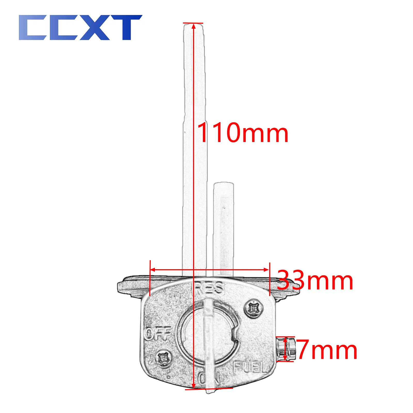 Motorcycle Gas Fuel Tank Switch Cock Tap Valve Petcock For Yamaha TTR 90 125 230 250 WR450F WR426F WR400F WR250Z XT 225 600 600E