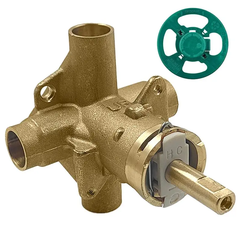 【A08I】Replacement 2520-1/2-Inch CC Connection Brass Pressure Balancing Shower Valve 2520 For Moen