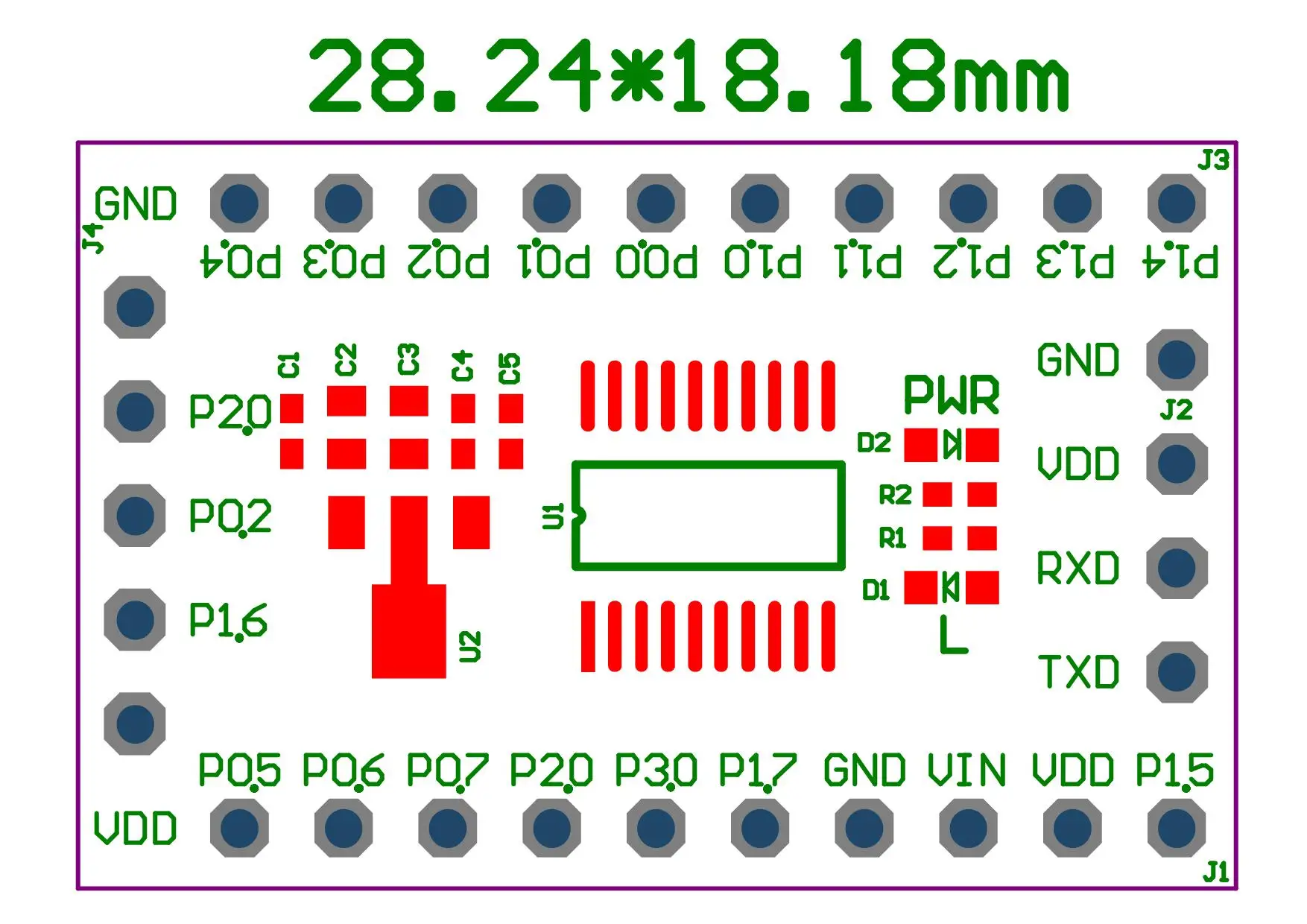 N76E003AT20 Microcontroller Development  N76E003 C51 Expansion  8051 Core System Board Single Chip Microcomputer