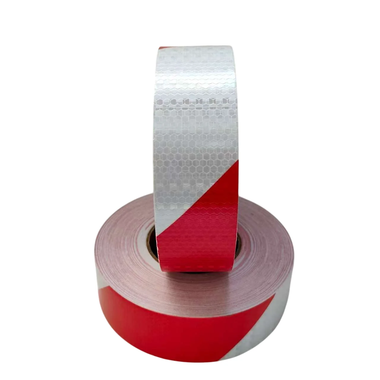 5cm*50m Waterproof Reflective Bicycle Stickers Twill White-Red Left Or Right High Reflection Hazard Caution Stripe Adhesive Tape