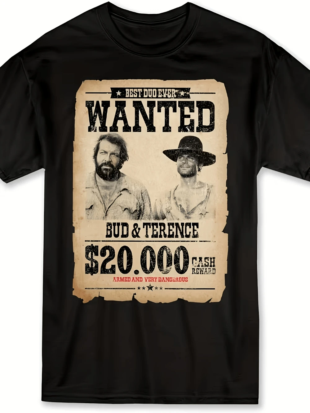 Collectible Vintage T Shirts - Men's Terence Hill Bud Spen Retro