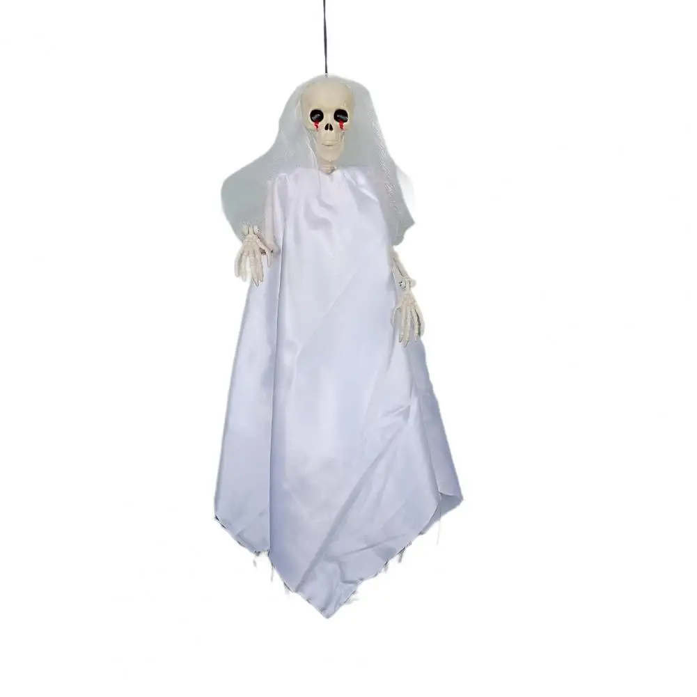 Halloween Ghost Figurine Spooky Ghost Bride Haunted House Prop Realistic Halloween Ghost Decoration with for Easy for Haunting