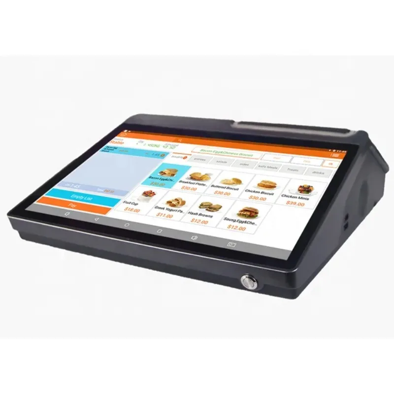 Touch Screen POS System Cash Register with Customer Display for Business