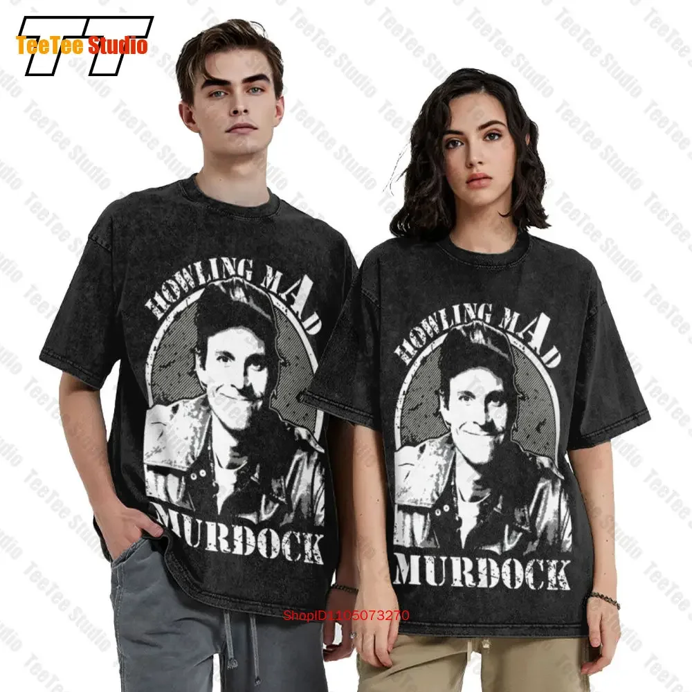 Howling Mad Murdock The A Team Action Tv T Shirt Women Oversized T-Shirt F0PN