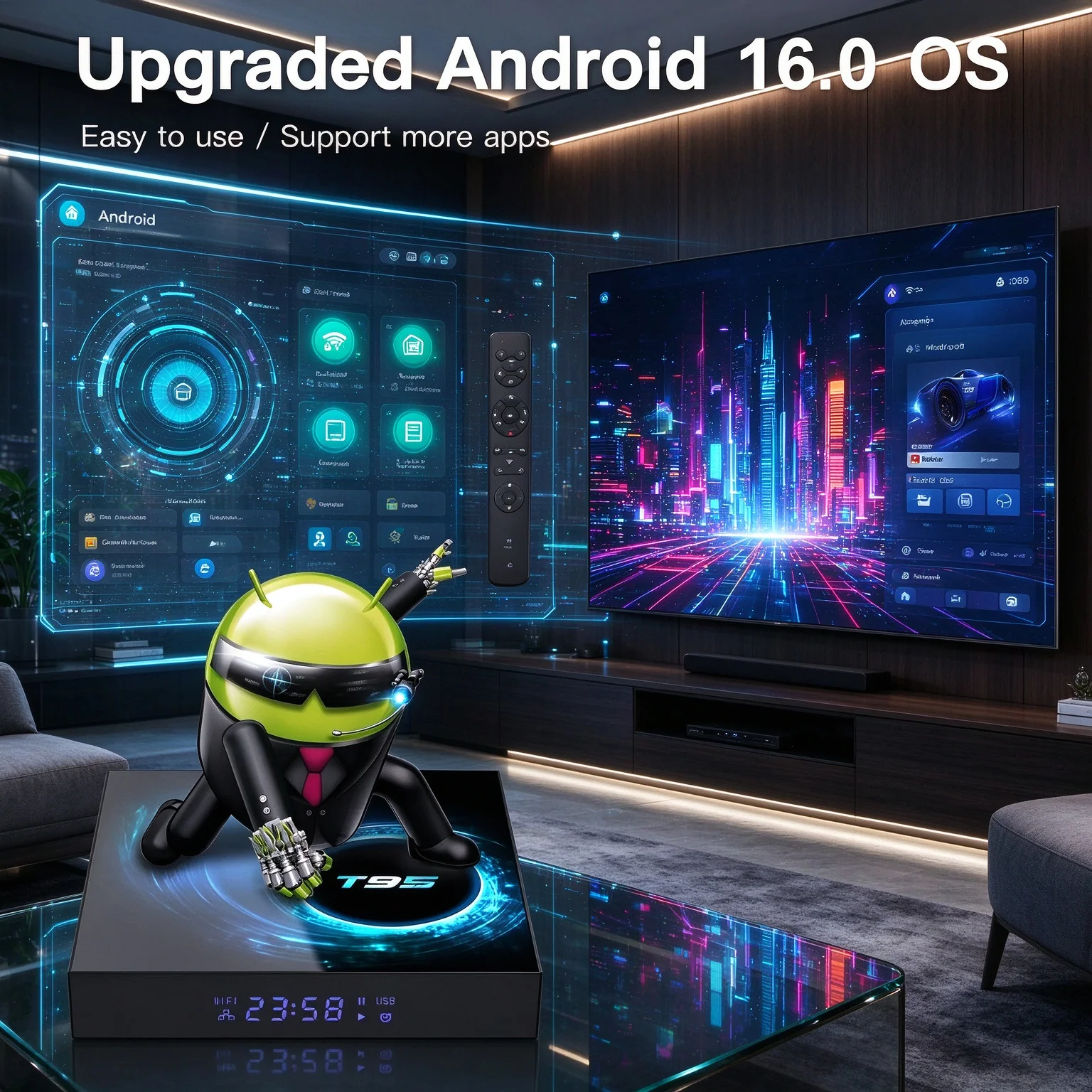 안드로이드 16 T95 스마트 TV 박스 플러스, HD - Ddr3 8Gb 리뷰 및 가격