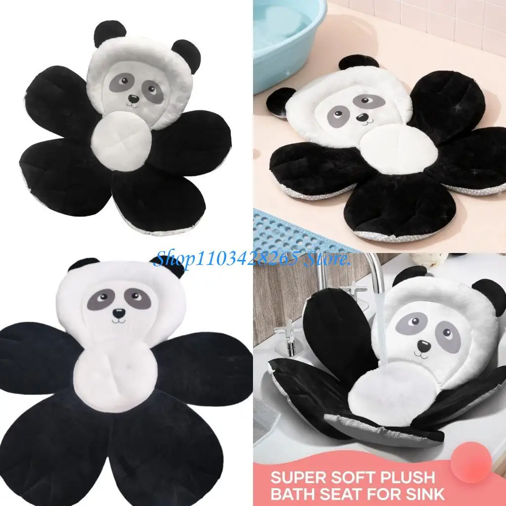 

Comfortable Mat for Infant Newborns Panda Baby Bath Pad Cushion G2TE