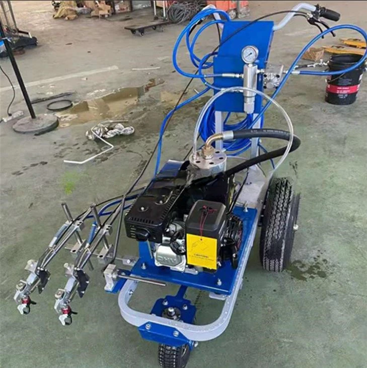 With CE Small cold paint airless road line marking machines price