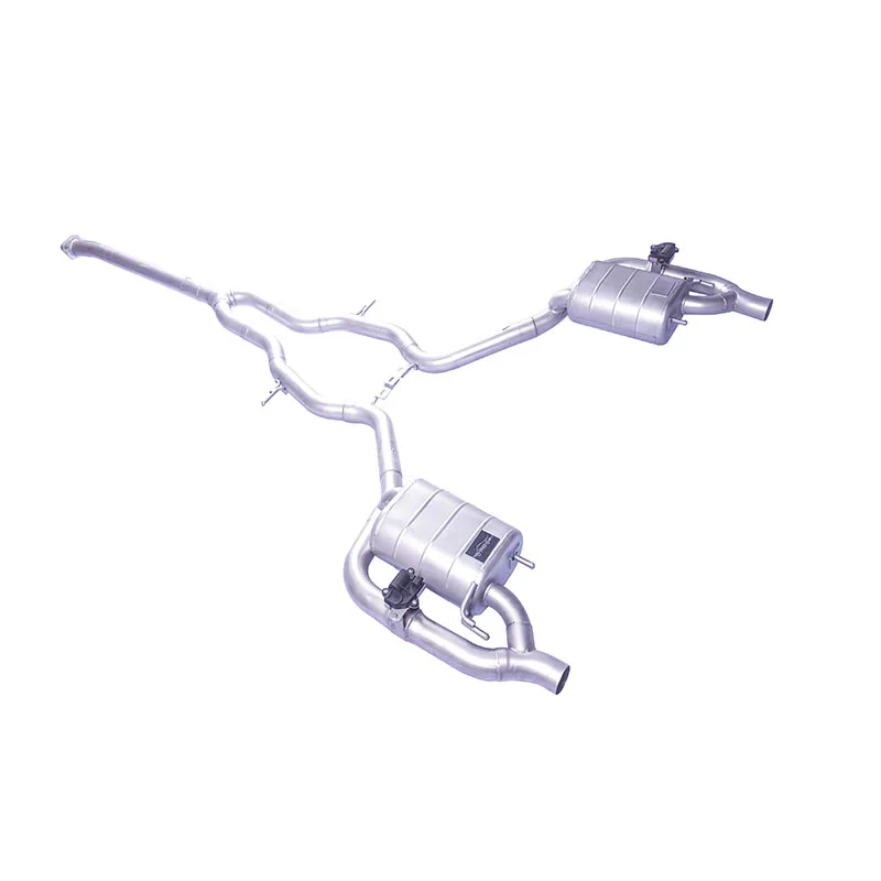 

[Custom product] Suitable for 20-23 Hongqi H9 2.0T Catback 304 stainless steel electronic valve exhaust system noise tube