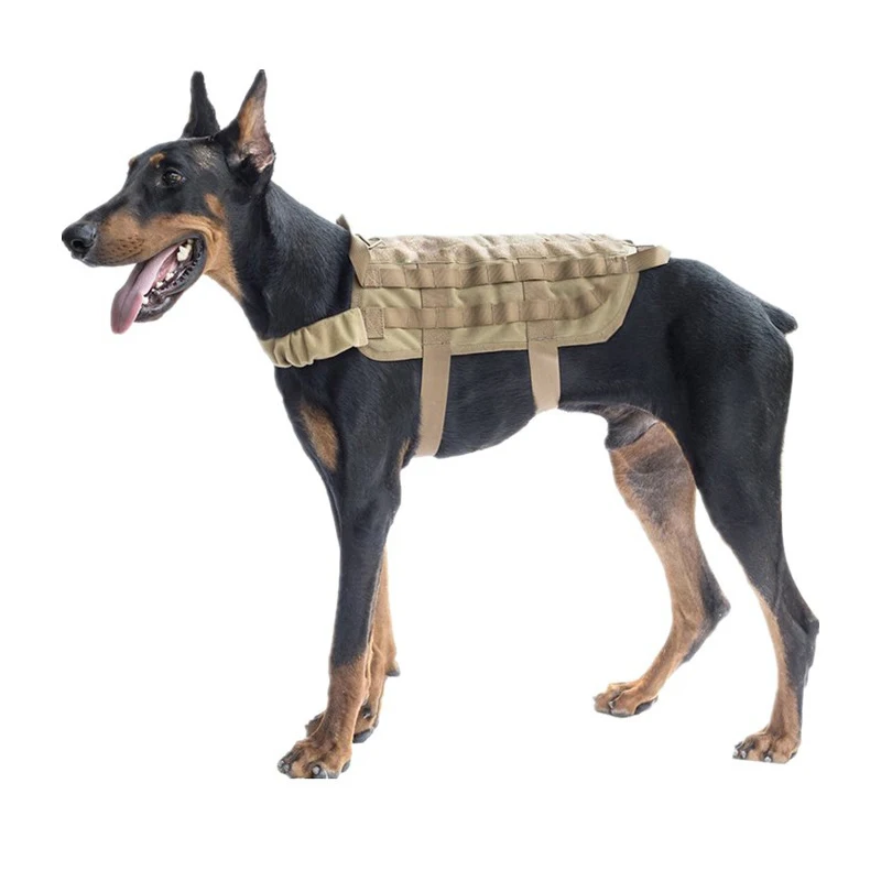 Pet Dog Coat Vest Large Dog Clothing Outdoor Tactical Dog Vest Field Professional Tactical Equipment Tactical Dog Vest