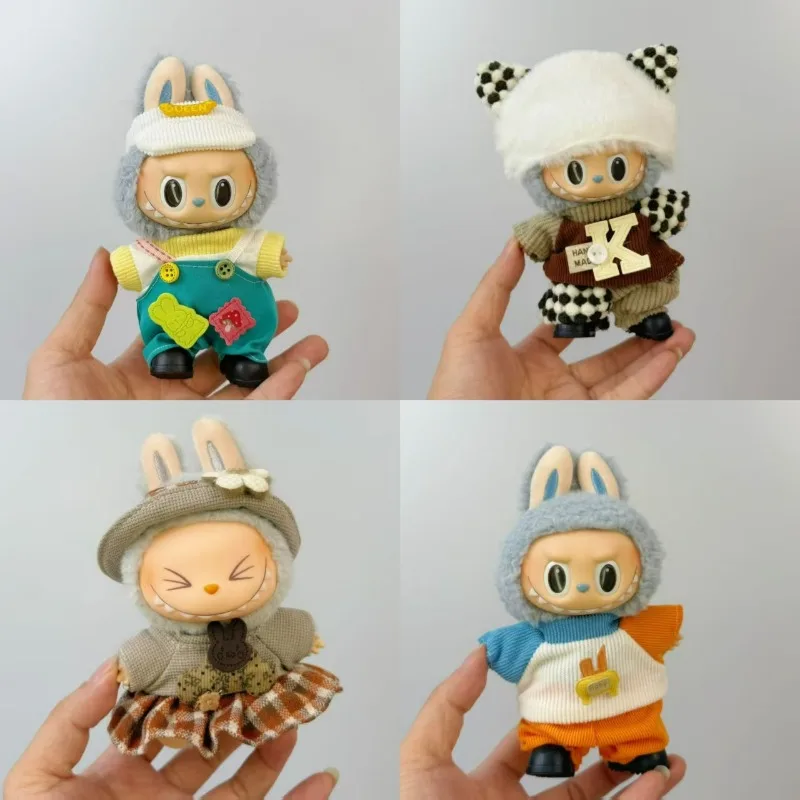 

DIY Cartoon Bunny Doll Replacement Accessories Clothes for Labubu Clothes Fashion Toy Clothing Replacement Matching Set