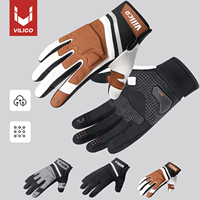Touch Screen Cycling Gloves Winter Thermal Warm Windproof Full Finger Waterproof Bicycle Road Bike Gloves For Men Women