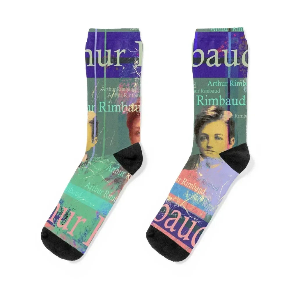 

the wonderful French poet Arthur Rimbaud, portrait Socks loose christmas gift tennis Socks For Man Women's