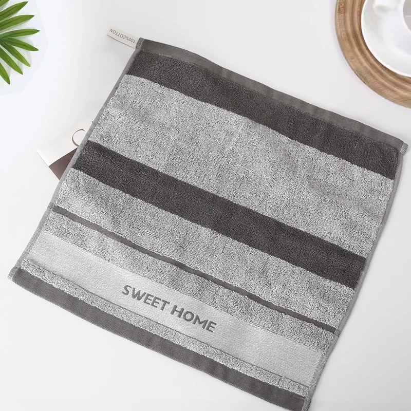 طقم مكون من قطعتين - وشاح مربع من القطن الخالص لخطوط الجيران السنغافورية مقاس 35 × 35 سم