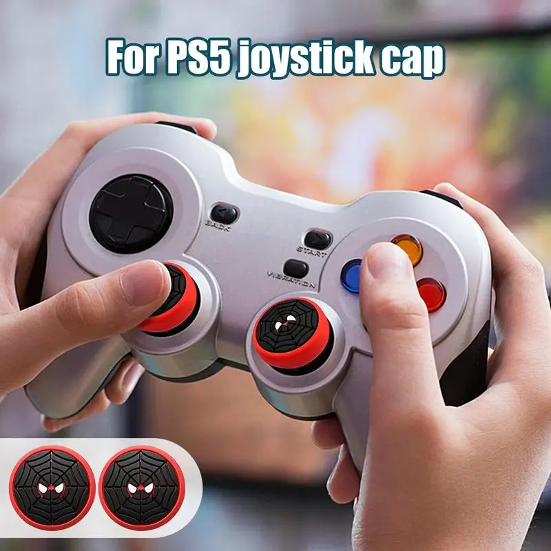 For PS5 PS4 Pro Controller Gamepad Joystick Case Non-Slip Joystick Grip Silicone Joystick Cover 4pcs