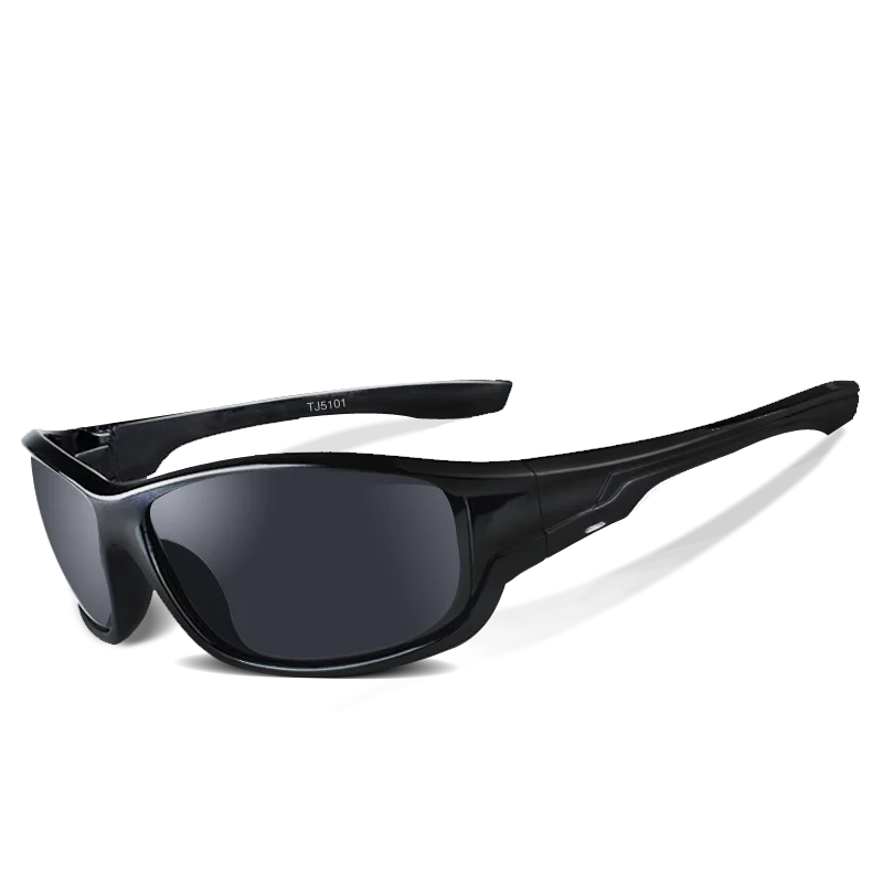 TAGION Small Size Glasses Black Frame Polarized Sunglasses Men Women Brown Color Lenses Outdoor Sport Sun Glasses Oculos de sol
