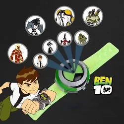 BEN10 Anime Projection Watch Transformation Device Sound Light Action Figure Omnitrix Ben Model Toy Collect Ornaments Kids Gifts