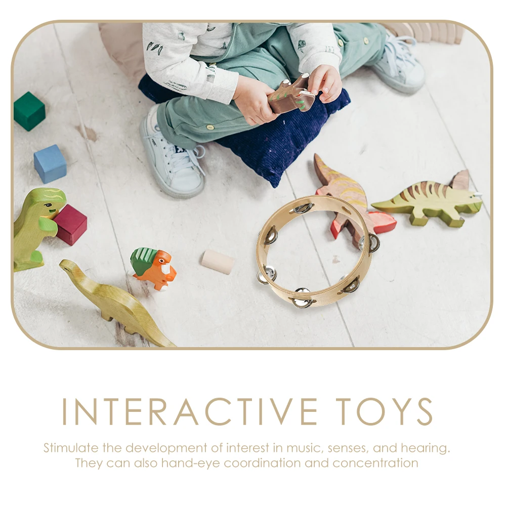 

Hand-shooting Tambourine Circle Drum Baby Kids Music Toys Loud Children's Musical Instrument Enlightenment Handheld