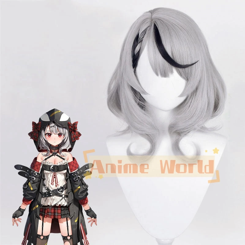 

Hololive Virtual YouTuber Sakamata Chloe Косплей Парик Хэллоуин Рождество Женщина Мужчины Взрослый Парик