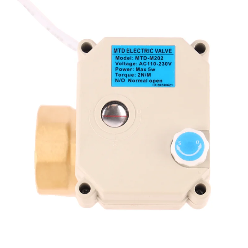 12V 24V DC 2 Way Smart Mini RS485 Valve Electric Motor Operated Water Control Actuator Brass Ball Valve Normal Open