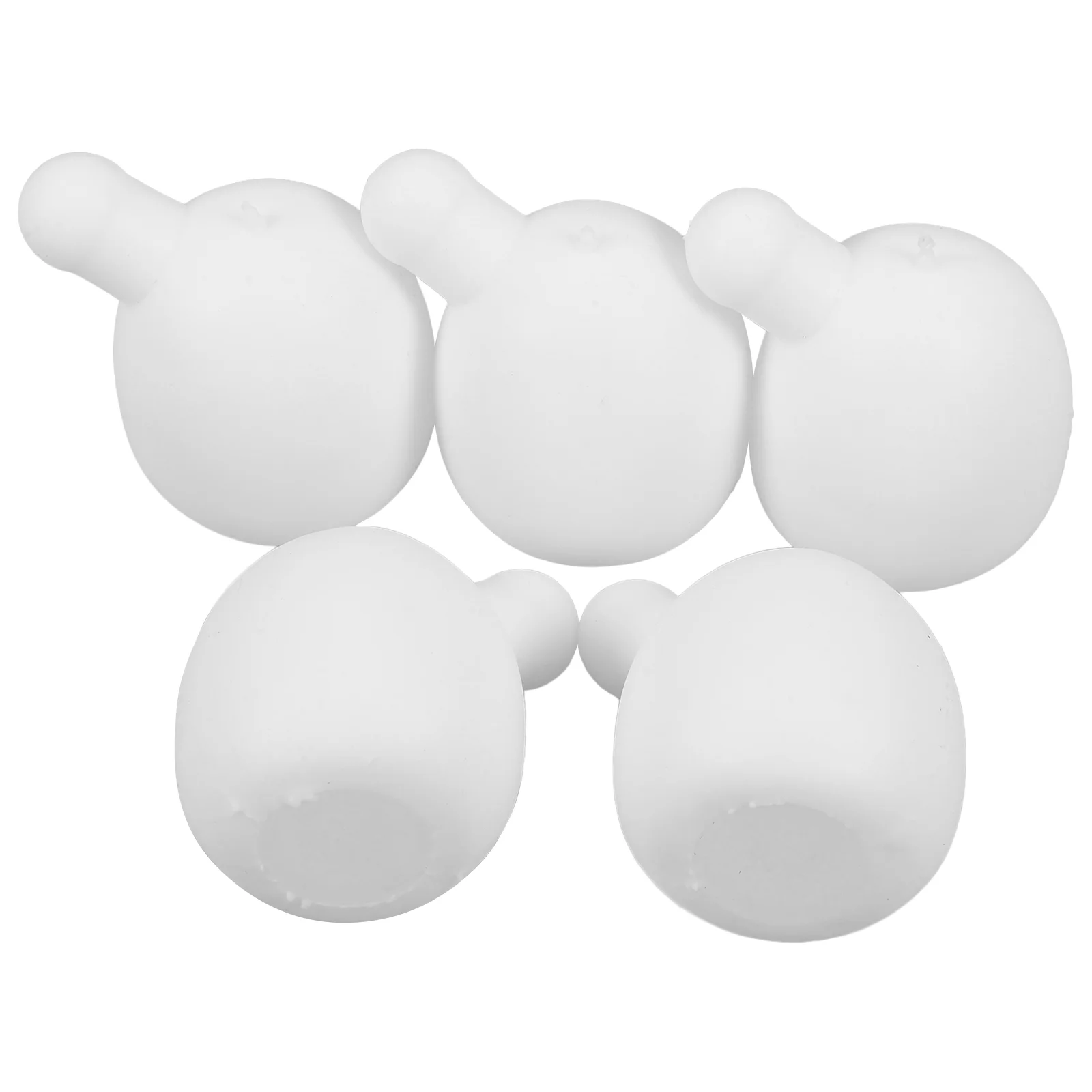 5 Pcs Bubble Blowing Squeeze Toy Prop Replacement Inner Ball Props Accessory Animal Insert White Supplies