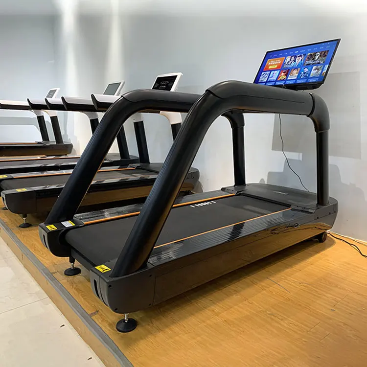 HERALD Fitness Exercise Running Machine With 32 Inches TV Version  8 Exercise Modes Commercial Treadmill Electric Treadmill