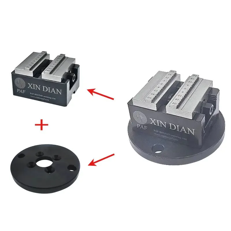 Paf-H54/Self-centering vise EDM Spark ER CNC Self-centering Vise Electrode Fixture Machining 3R Jaw 50-75mm Or 8-55mm