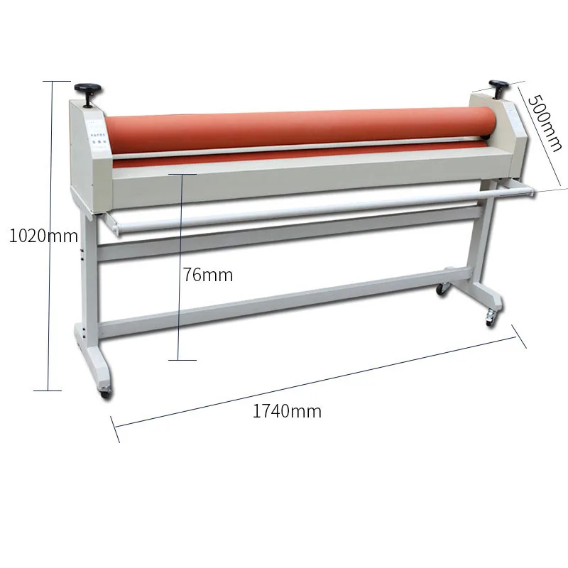 For wide manual cold roll laminator for paper