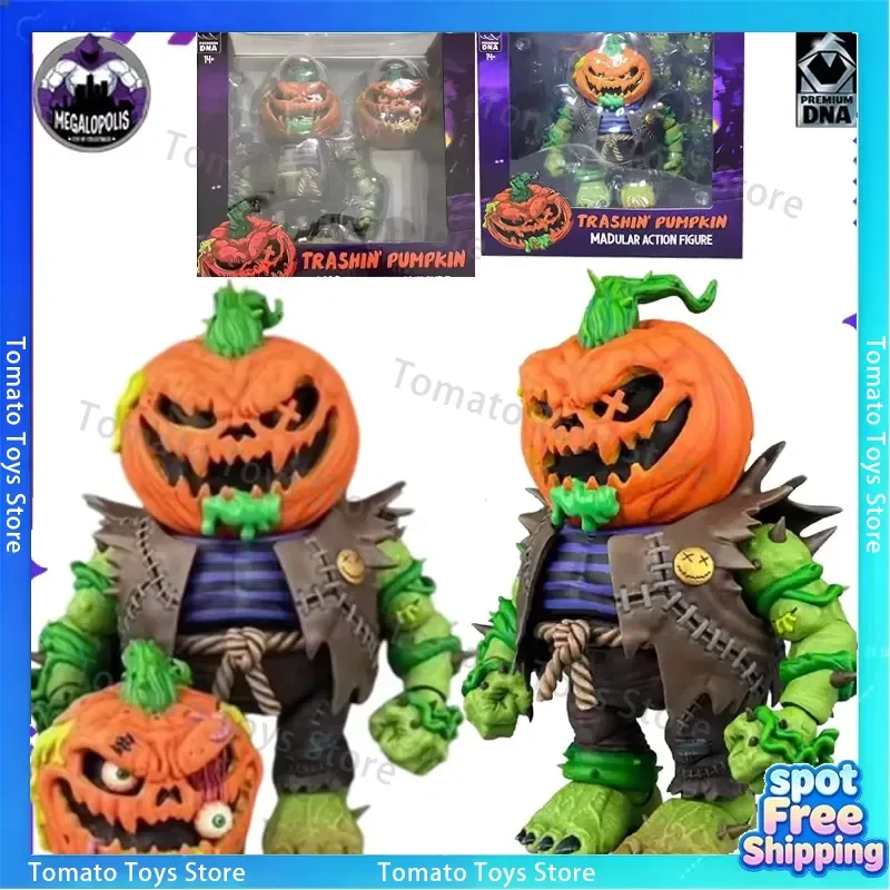 In Stock Megalopolis Original Madballs DNA Ghosts Pumpkin Farmer Halloween Cutable Doll Tide Play Model Toy Gift Ornament for