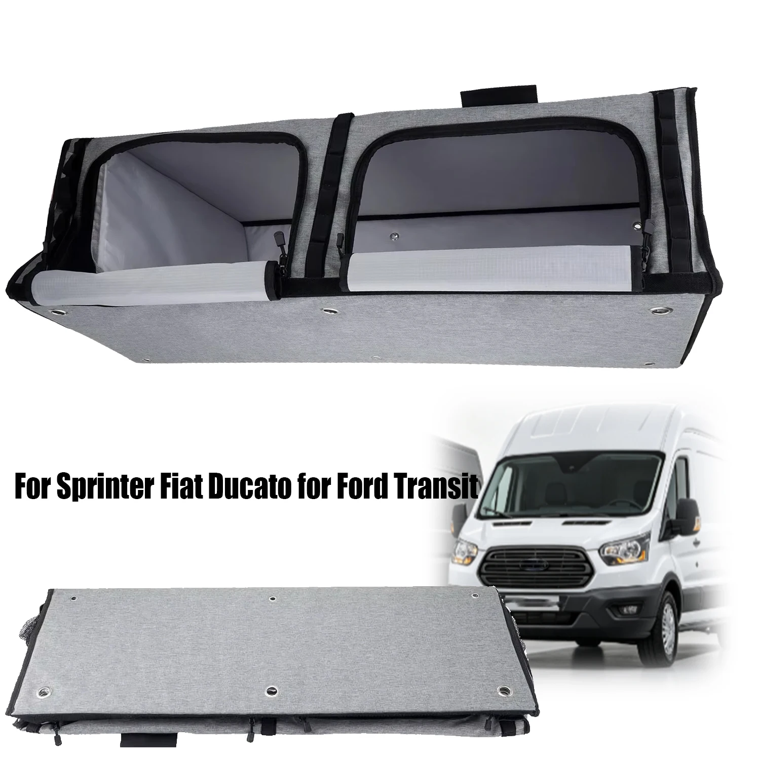 36 Inch Motorhome Overhead Cabinet Storage for Sprinter Fiat Ducato for Ford Transit Van - Vehicle Interior Storage Solution