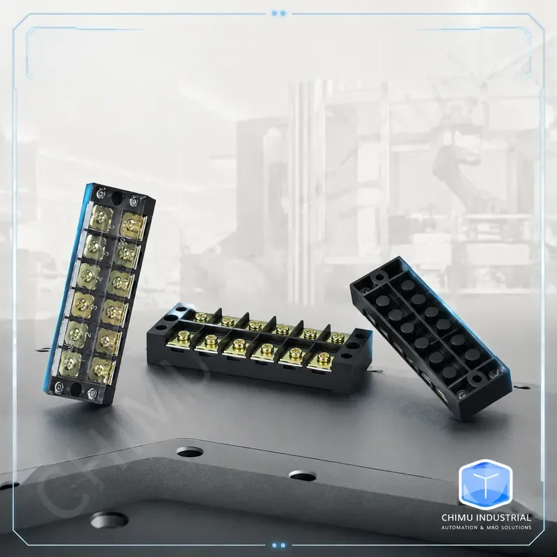 【CHIMU INDUSTRIAL】 for TB-4506 Terminal Block 45A 6 Section Insulated Connector DC