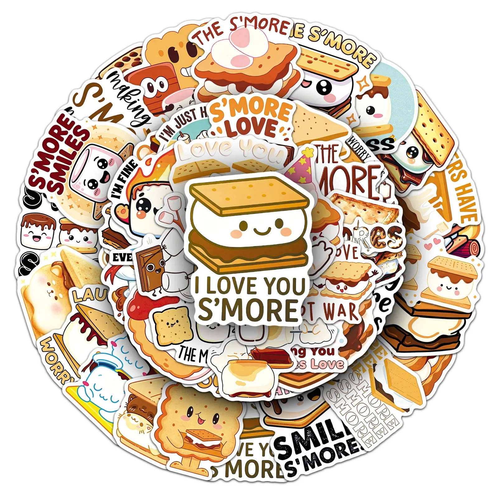 50 autocollants S'mores Graffi - Luggage avis et prix