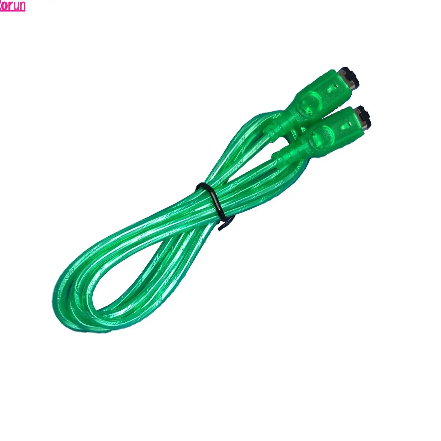 

100pcs 1.2m Transparent green 2 player online link cable cord for GBA SP connect cable for gameboy advance sp game console