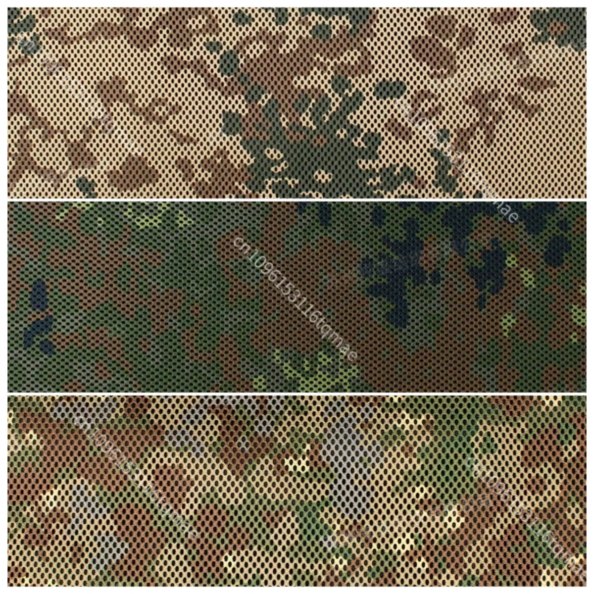 1m German Spotted Desert Jungle All Terrain Camo Thick Mesh Fabric Breathable DIY Camouflage Mesh Tactical Scarf Mask Mesh Cloth