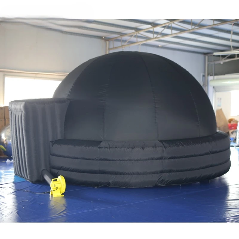 Planetarium Projection 4m(13.12ft) Portable Inflatable  Dome Tent For School Teaching With Air Blower And Pvc Floor Mat