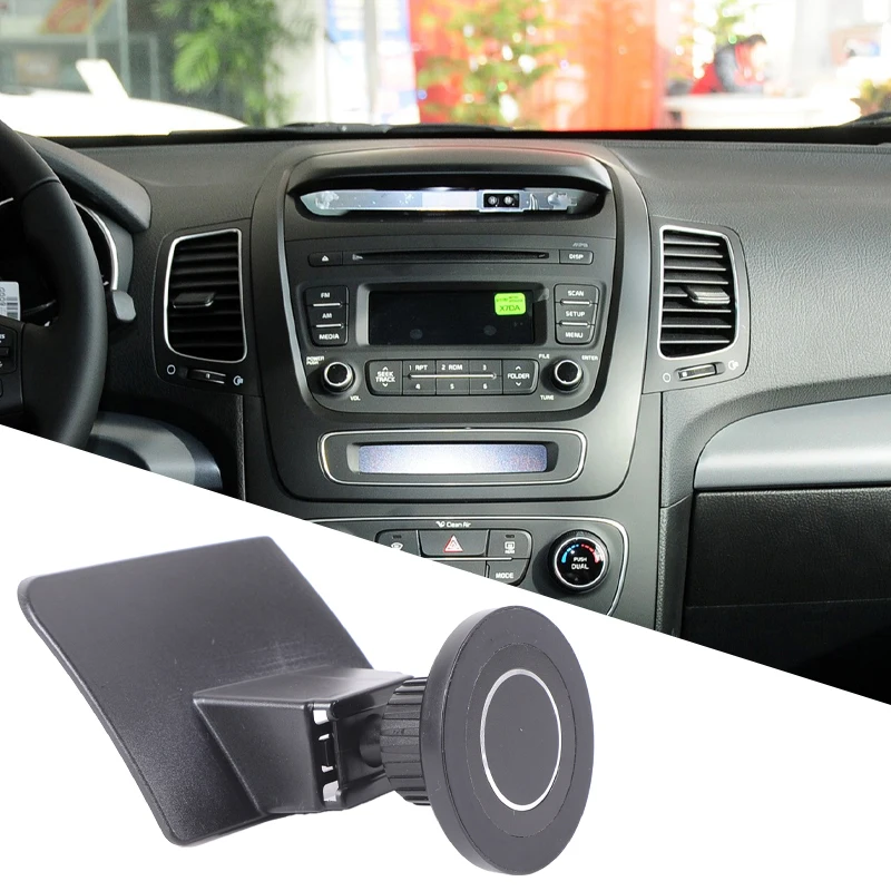 

Dashboard Phone Holder Center Console Telephone Holder Magnetic Version GPS Stand Smartphone Holder For Kia Sorento XM 2009-2014