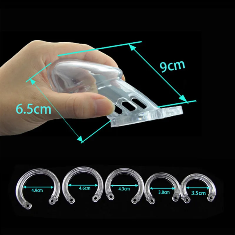 ذكر العفة أقفاص القضيب ألعاب جنسية للرجال حزام القضيب قفل خمسة خواتم القضيب خاتم القضيب قفص القضيب جهاز المثليين العفة قفل للرجال #5