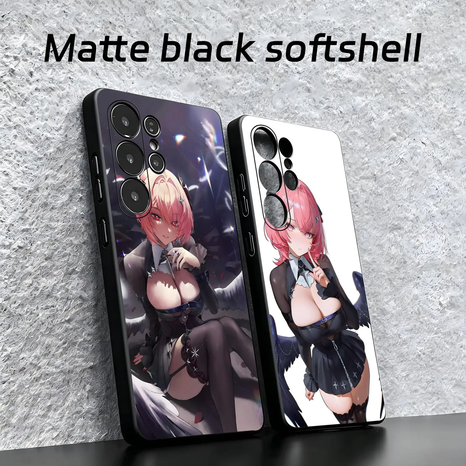 Zenless Zone Zero Remielle Dan Phone Case For Samsung S26 S25 S24 S23 S22 S21 S20 Ultra Note20 Soft black Shockproof Cover